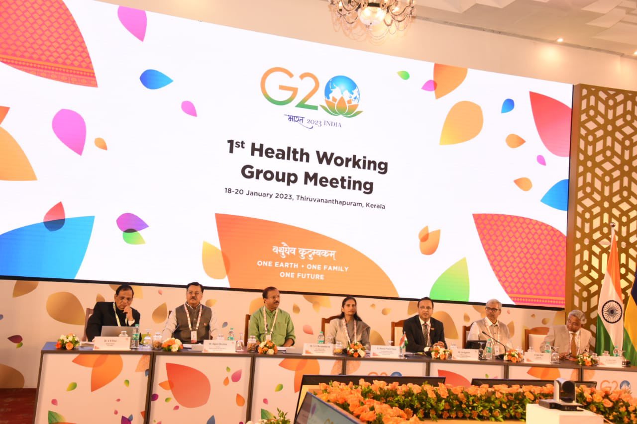 First meeting of G20 health working group begins in Thiruvananthapuram, discussion on policy to deal with epidemic