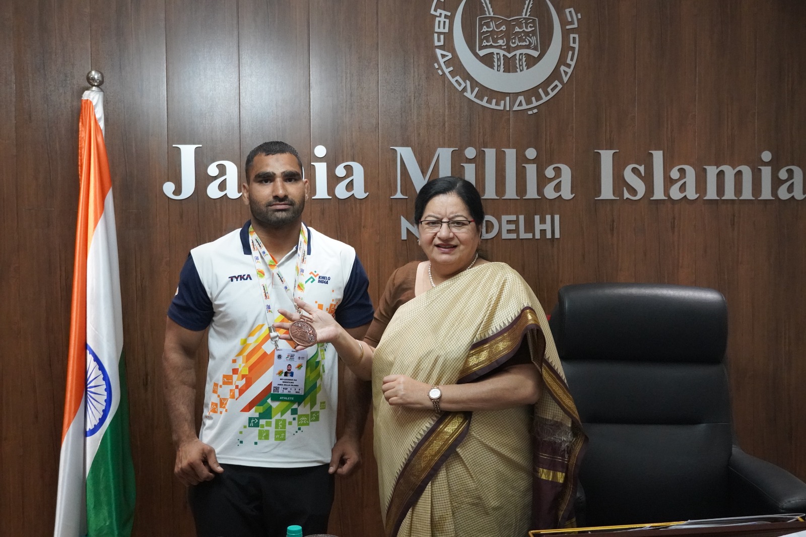 जामिया के लुकमान अली ने खेलो इंडिया यूनिवर्सिटी गेम्स में कांस्य पदक जीता
