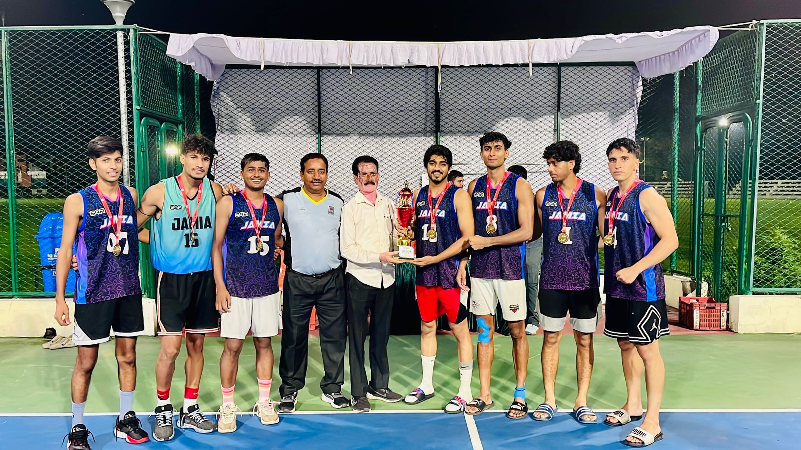 Jamia Millia Islamia Men’s Basketball Team wins Championship Title at UDGHOSH-2025