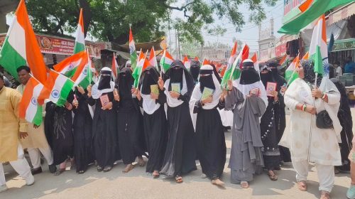 Pasmandsa Vikas Foundation Organises Grand Tiranga Yatra in Nuh